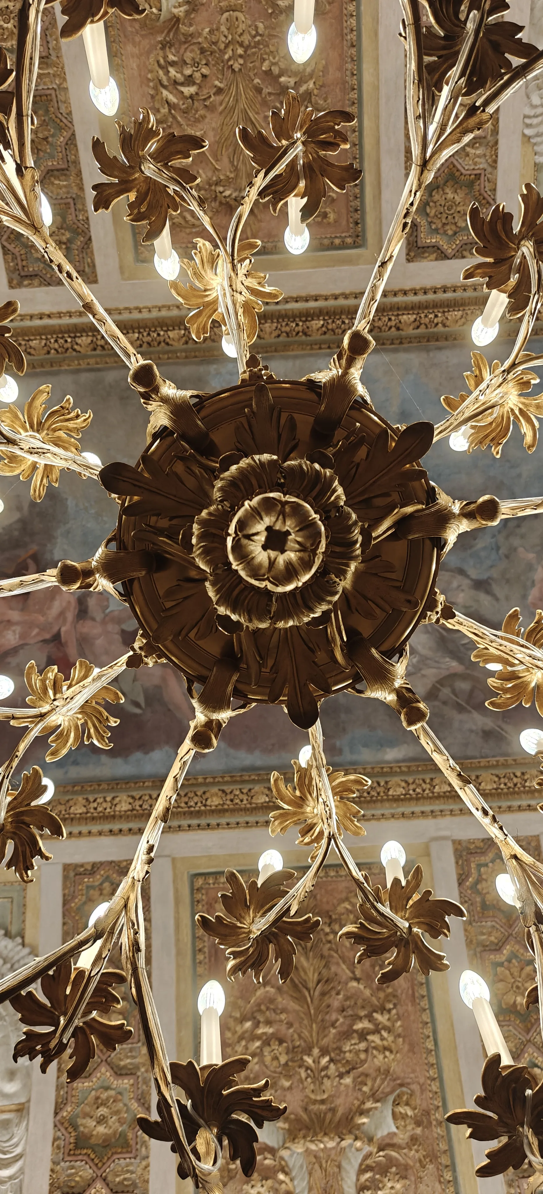 Chandelier from below